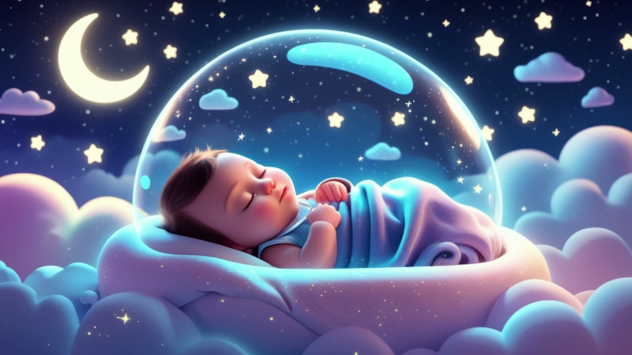 Dreamy Moon Lullaby 🌙💫 | Cozy Bedtime Music for Happy Sleepy Kids