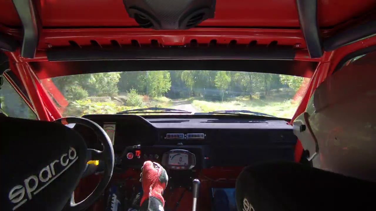 2020 East Sweden Rally ss2 Prästtomta 1 Flodin Bergsten Volvo 940