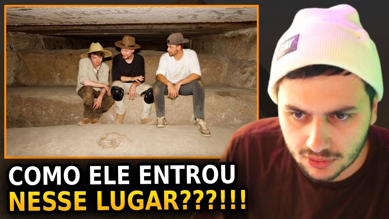 EU PASSEI 100 HORAS DENTRO DAS PIRÂMIDES - MRBEAST - GABE REAGE