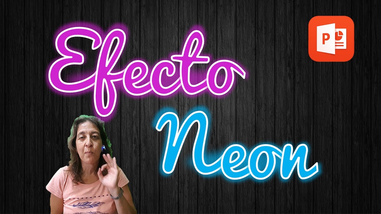 EFECTO NEON EN POWERPOINT👉 ANIMADO