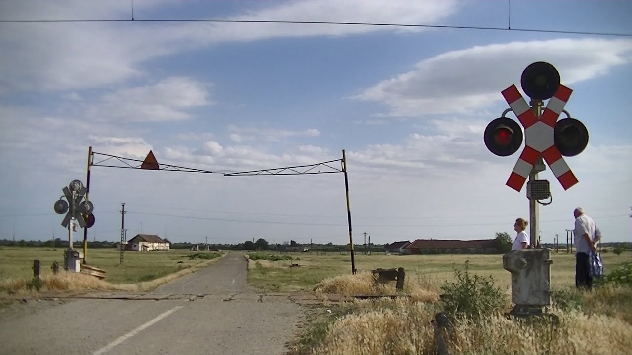 Spoorwegovergang Izvin (RO) // Railroad crossing // Trecere la nivel