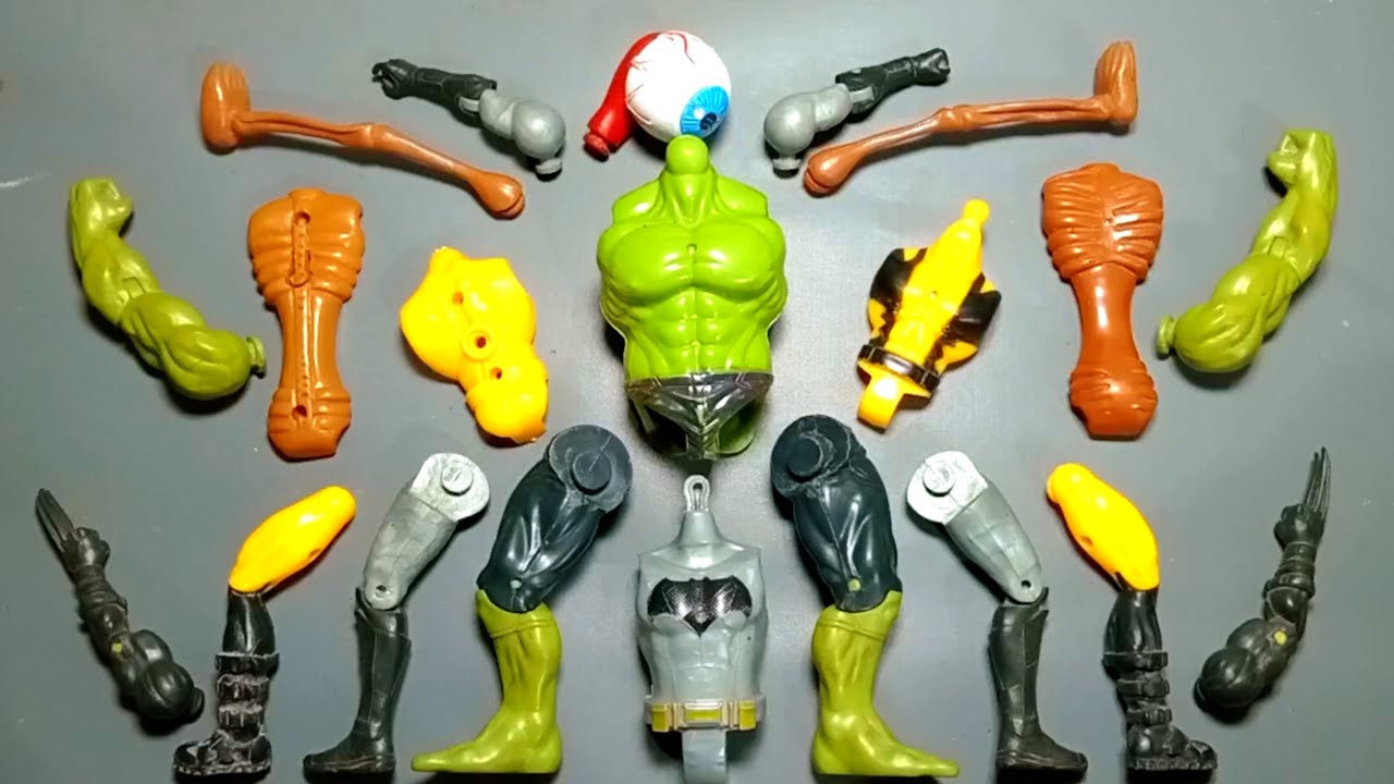 AVENGERS TOYS MARVEL'S SIRENHEAD , HULK , DEADPOOL, BATMAN, SUPERHERO TOYS ACTIONS VIDEO 