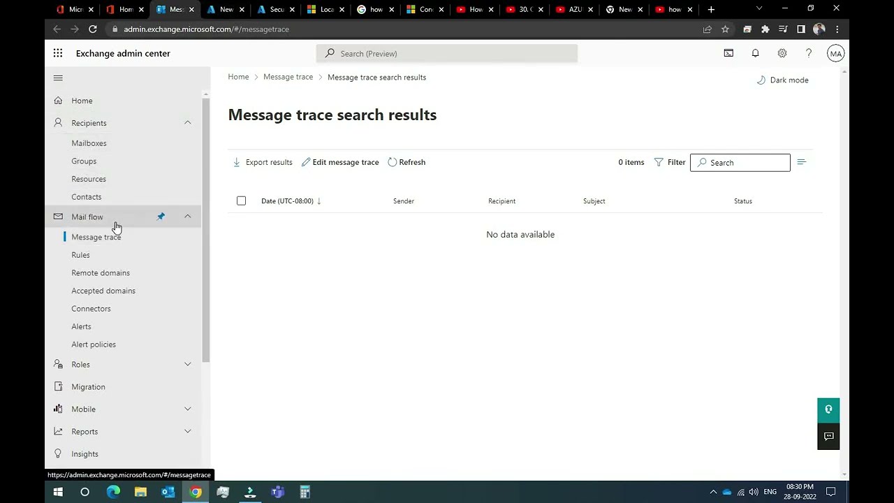 How to track & find email reports in o365 | message trace in M365