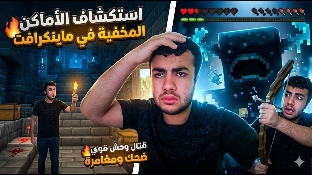 استكشاف الأماكن المخفية في عالم Minecraft 😱 | ومواجهة أقوى مخلوق في اللعبة!🔥
