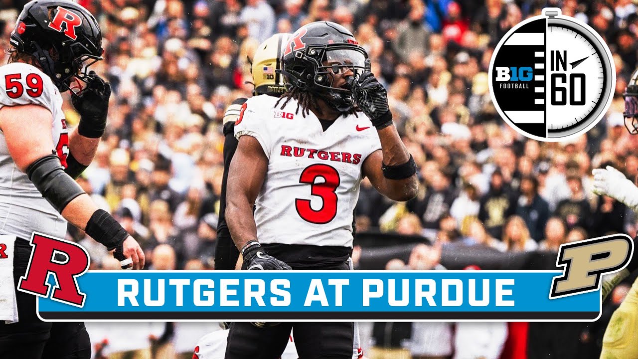 Rutgers at Purdue | Oct. 27, 2025 | B1G Football in 60