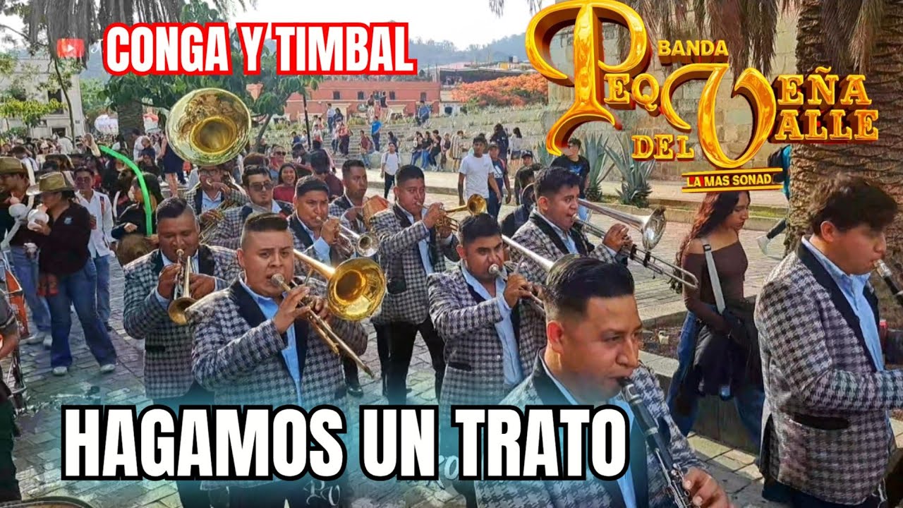 HAGAMOS UN TRATO 🥁 CONGA Y TIMBAL 🔥BANDA PEQUEÑA DEL VALLE/DESDE EL CENTRO DE OAXACA 2025/ URSE