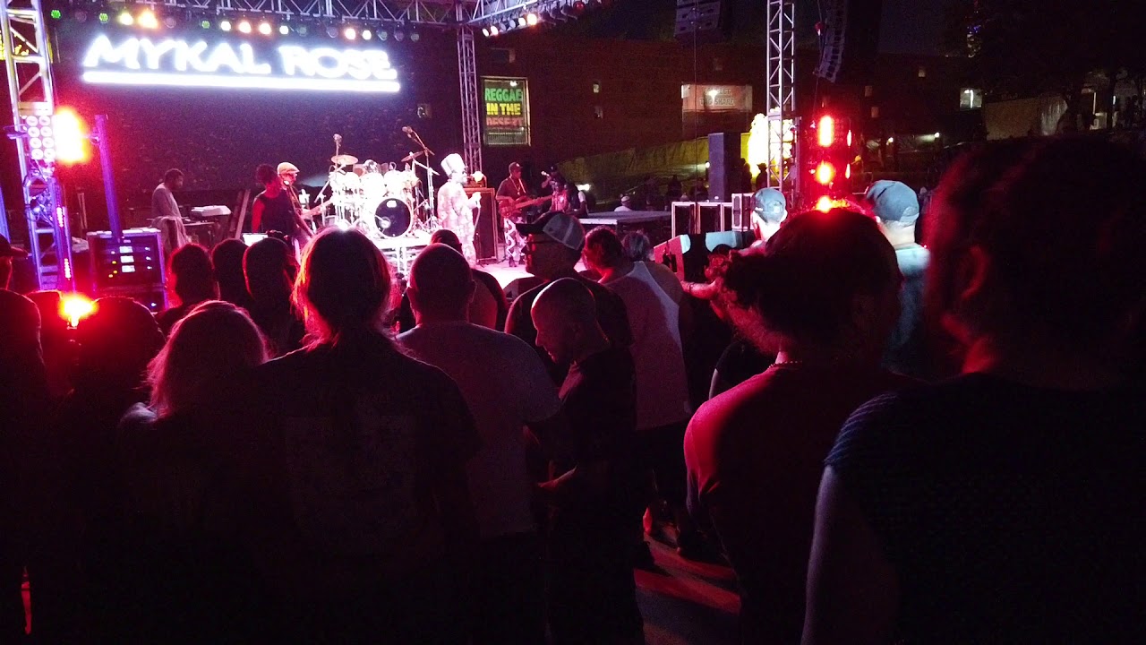 Reggae In The Desert 2019. Mykal Rose on Stage