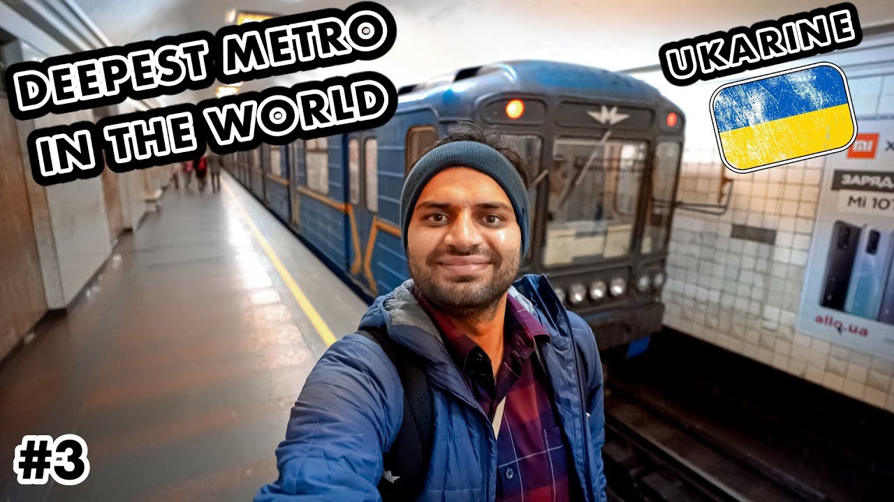 DEEPEST METRO STATION IN THE WORLD??  KYIV, UKRAINE