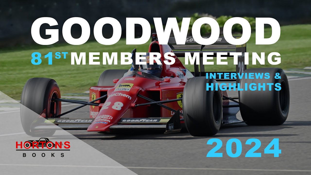Goodwood 81st Members Meeting 2024 - Hortons Books tour, Gerhard Berger's Ferrari 640 and Interviews