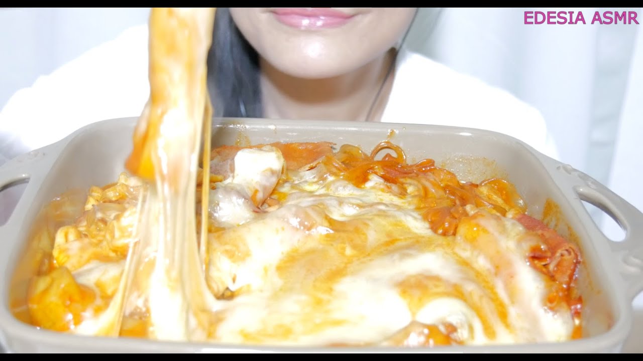 ASMR 咀嚼音🧀Cheesy Fenhaozi Noodles ブンモジャ 粉耗子 분모자 먹방 *EATING SOUND*