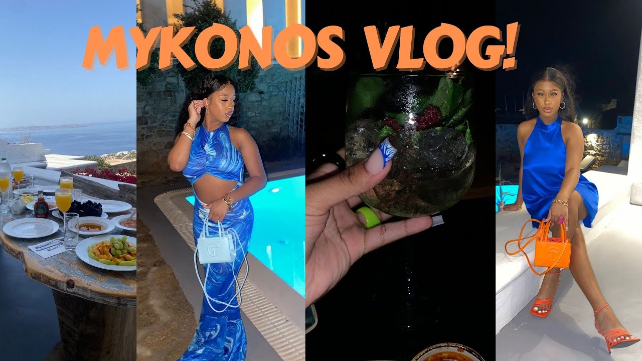 MYKONOS TRAVEL VLOG 2021| GIRLS TRIP!|PRIVATE CHEF + JETSKIING + VILLA TOUR + VINEYARD|FEGO67