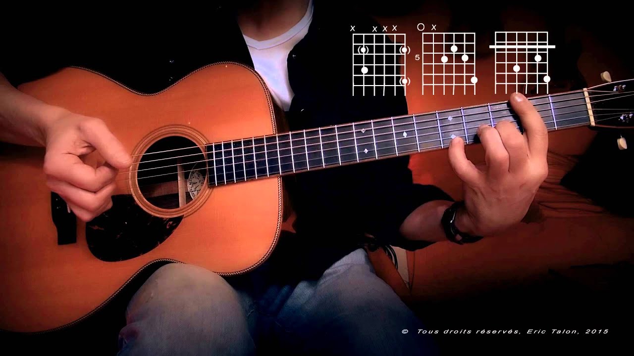 highland wedding - steve morse - tuto guitar - fingerstyle lesson