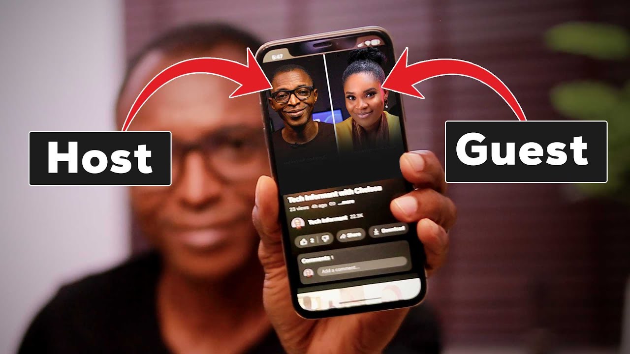 Как пригласить гостей на YouTube Livestream на вашем телефоне