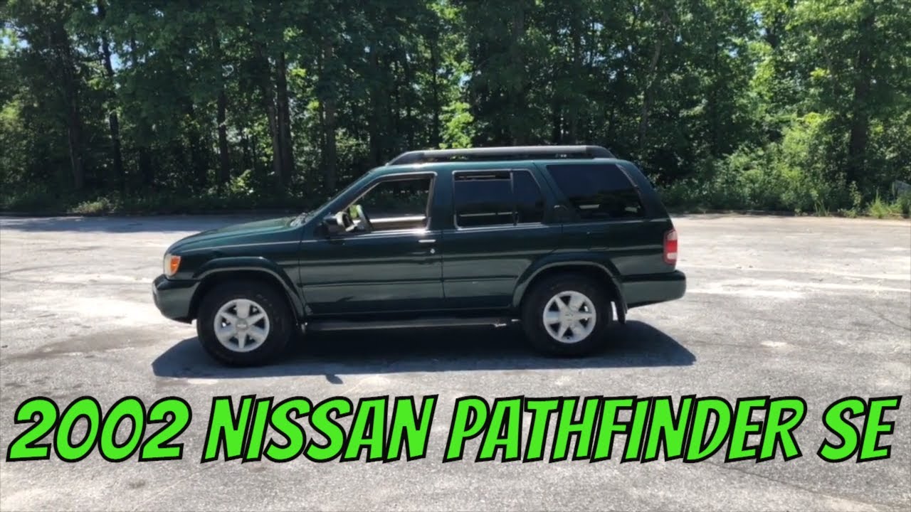 2002 NISSAN PATHFINDER SE  WALK AROUND TOUR AND TEST DRIVE.