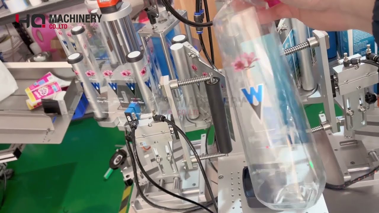 two sided sticker labeling machine|YQ automatic labeler for Odd Shaped Bottles