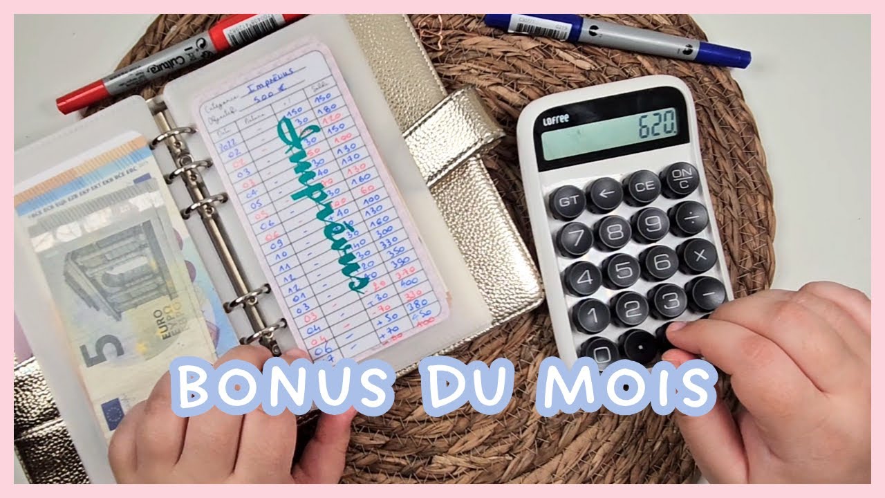 Système des enveloppes: bilan du mois d'Octobre | Blush Budget