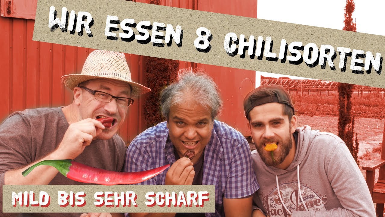 Chiliverkostung mit Selbstversorger Rigotti und Max vom Gartenkanal