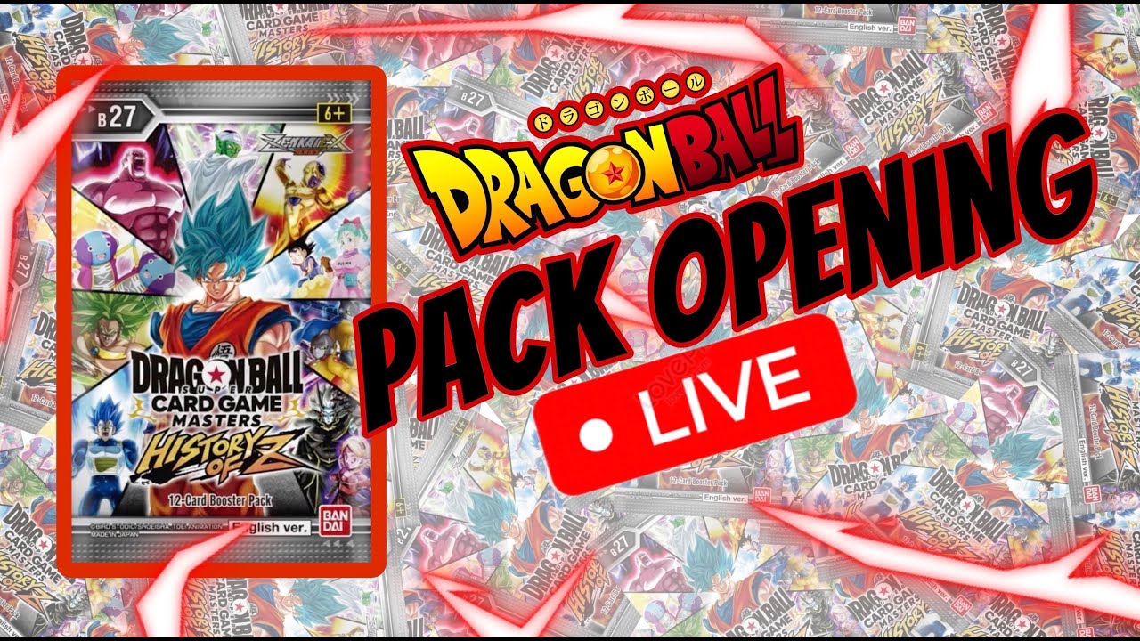 It's a DBZ stream Let's pull a serialized card !packs