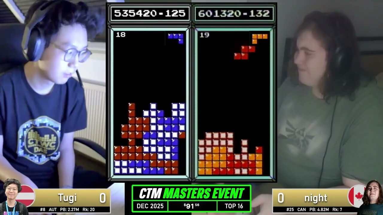 Tugi, Night | Top 16 | December 2025 | Classic Tetris Monthly