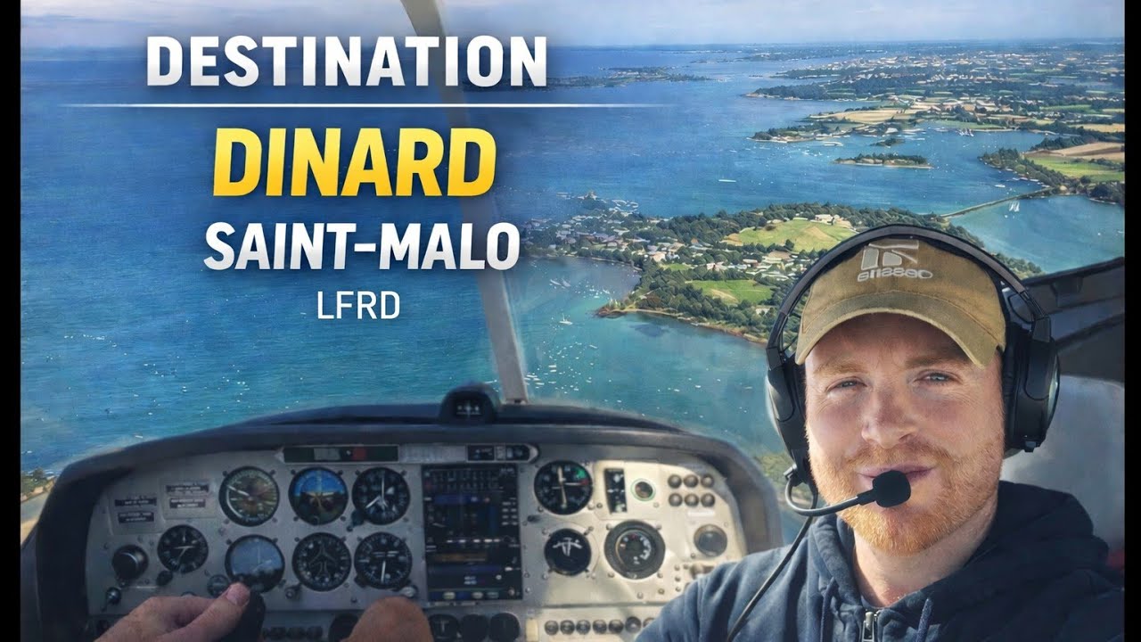 DINARD / SAINT-MALO ✈️ Approche mythique et sublime