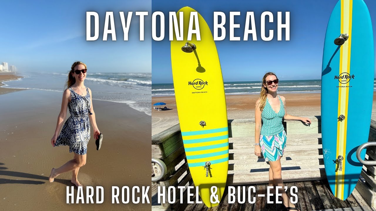 FLORIDA ROAD TRIP! Daytona Beach 🏖️ Hard Rock Hotel Daytona! Hotel & Ocean Front Room Tour & Buc-ees