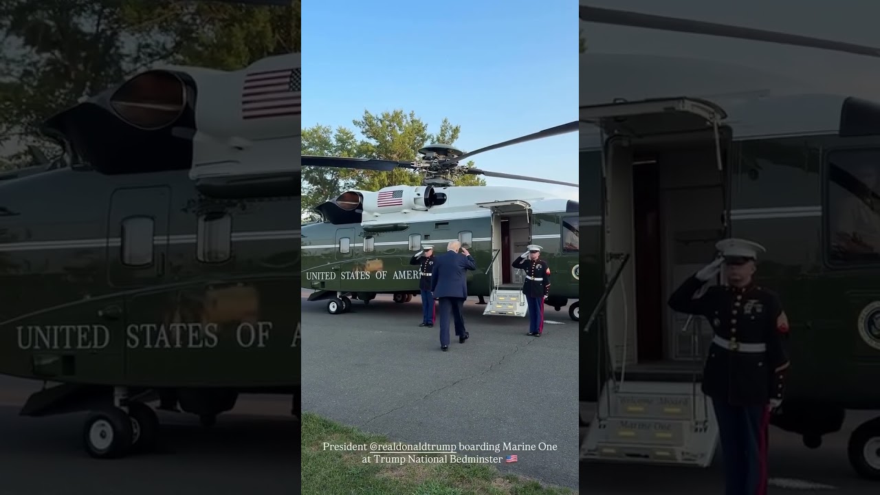 President Trump Marine One