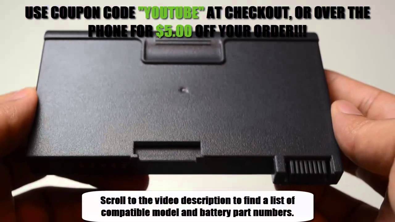 Dell Precision M40 M50 Laptop Battery Replacement
