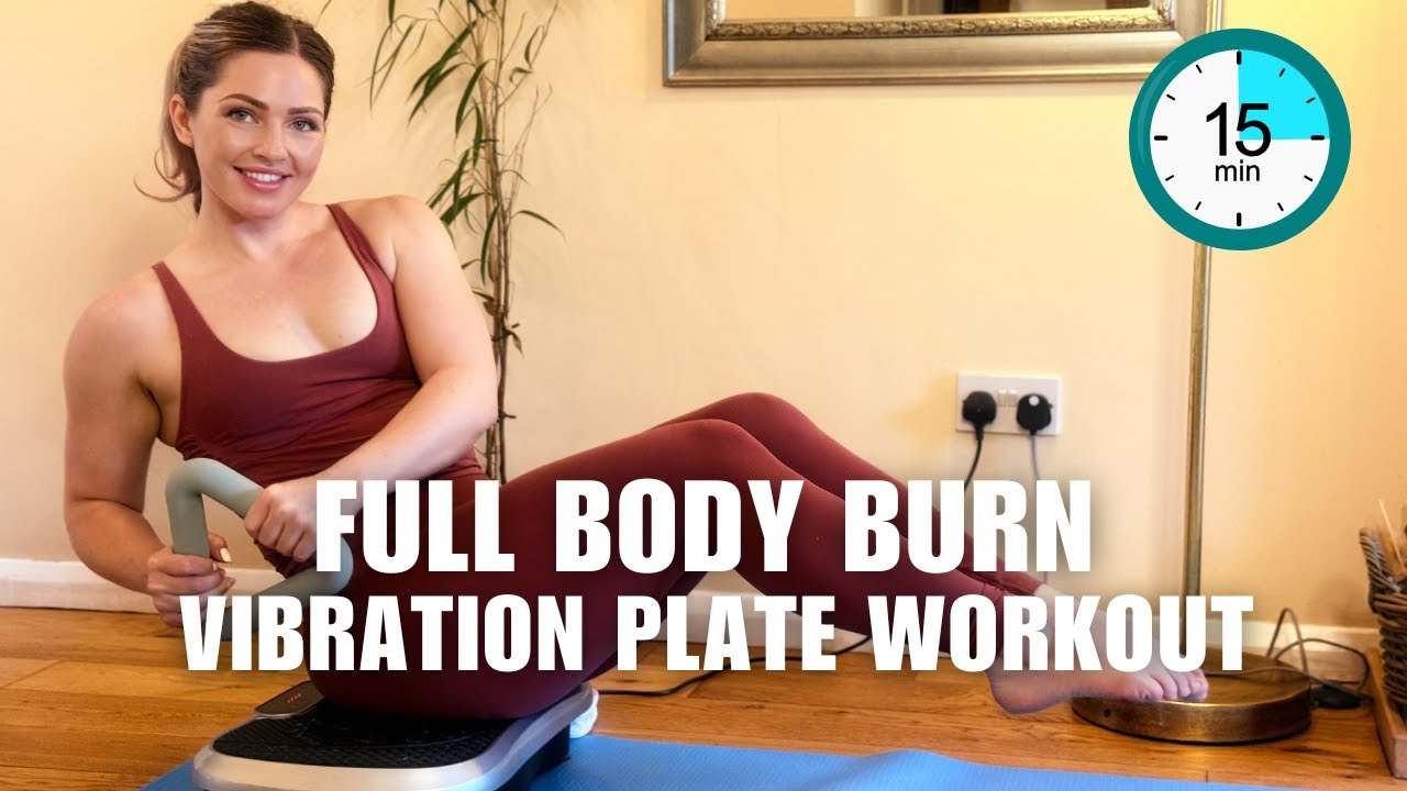 Full Body Vibration Plate Workout | 3 Circuit Blast for Lower, Upper & Core | 60 Sec Exercises!