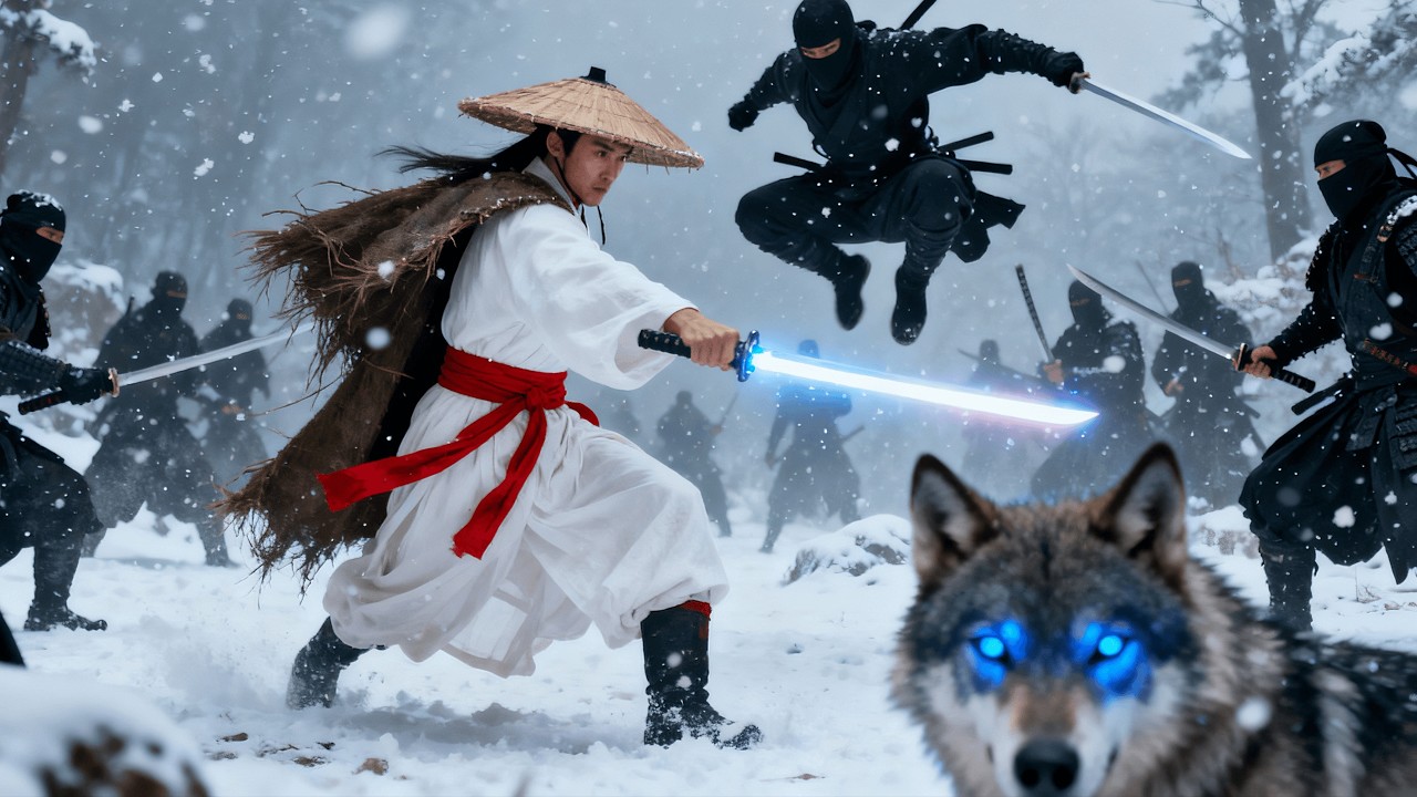 【2025精选武侠电影】蒙面黑衣人埋伏追杀小伙，怎料小伙竟是隐藏高手，秒杀所有人⚔️