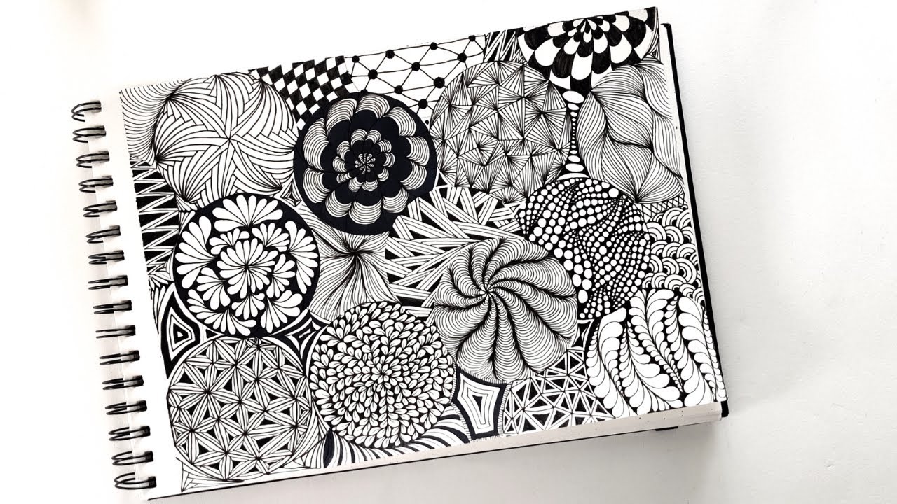 Zentangle art || Zentangle patterns