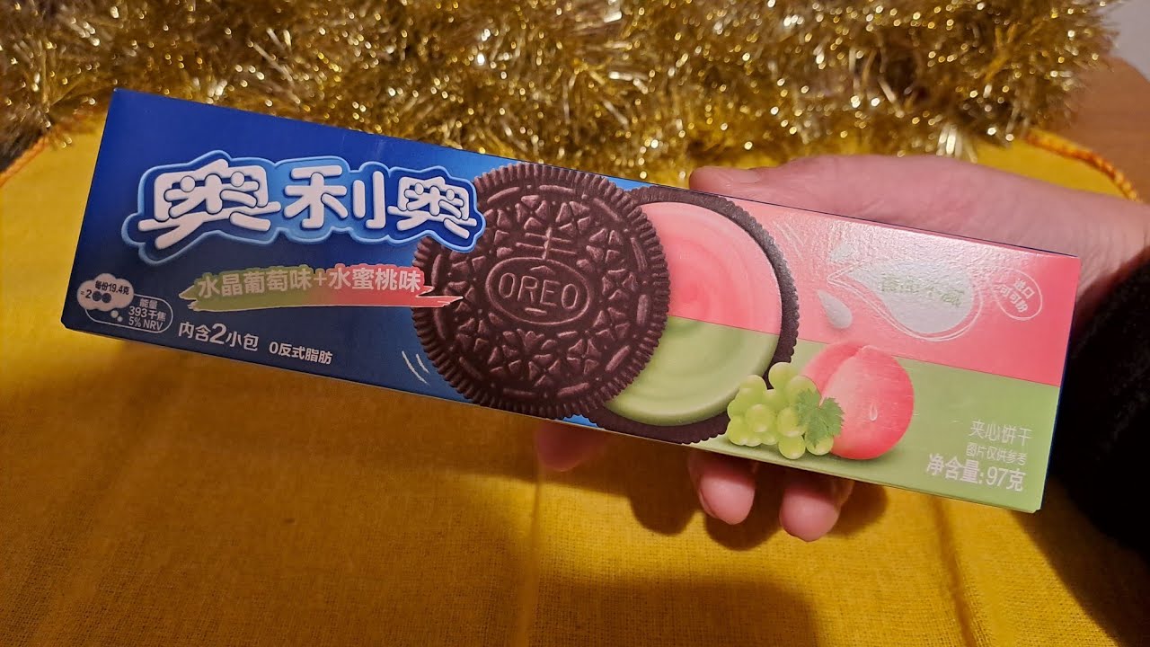 Oreo. (Китай). Виноград и персик. Дегустация. |WebbWatch.