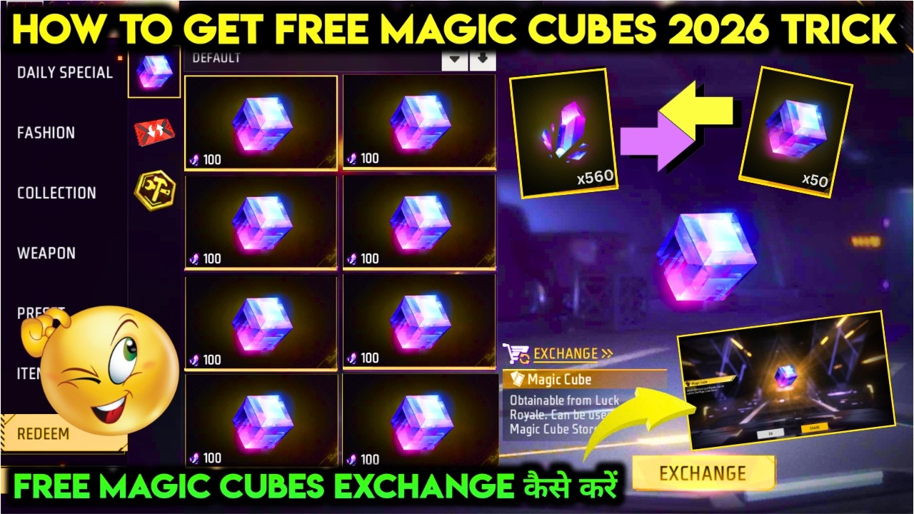 HOW TO GET FREE MAGIC CUBE IN FREE FIRE 2026 | UNLIMITED MAGIC CUBE FRAGMENT KAISE MILEGA NEW TRICK