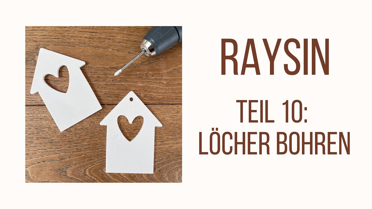 Gießen mit Raysin 100 und Keraflott - Fortsetzung - Tipp und Tricks - Teil 10: Löcher bohren