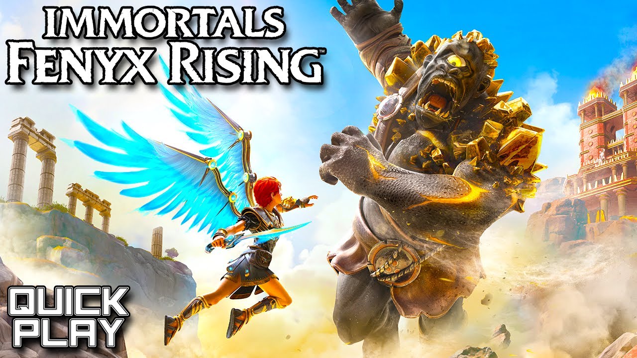 Immortals: Fenyx Rising - Formerly Gods and Monsters! First Boss Fight! Light My Fire! (Quick Play)