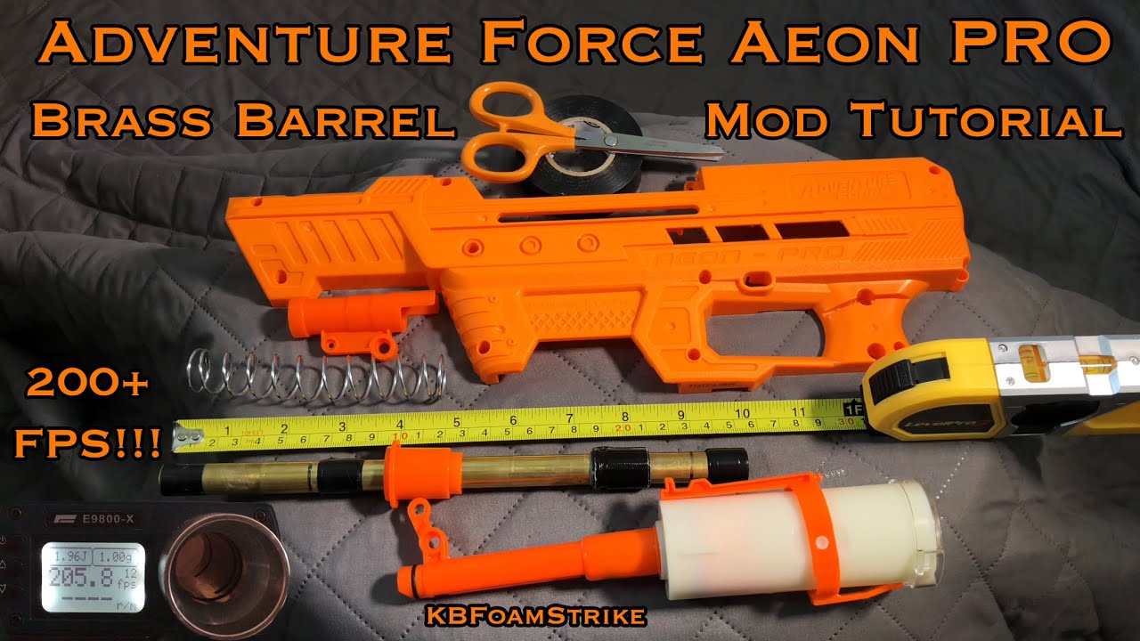 Adventure Force Aeon Pro Brass Barrel Mod Tutorial - Hit Over 200FPS for Cheap!!!