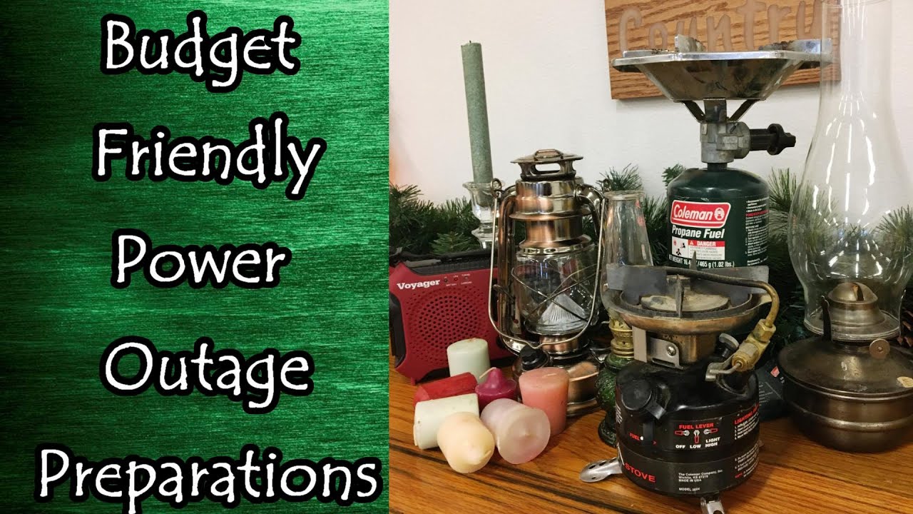 Preparing for Power Outages and Saving Money