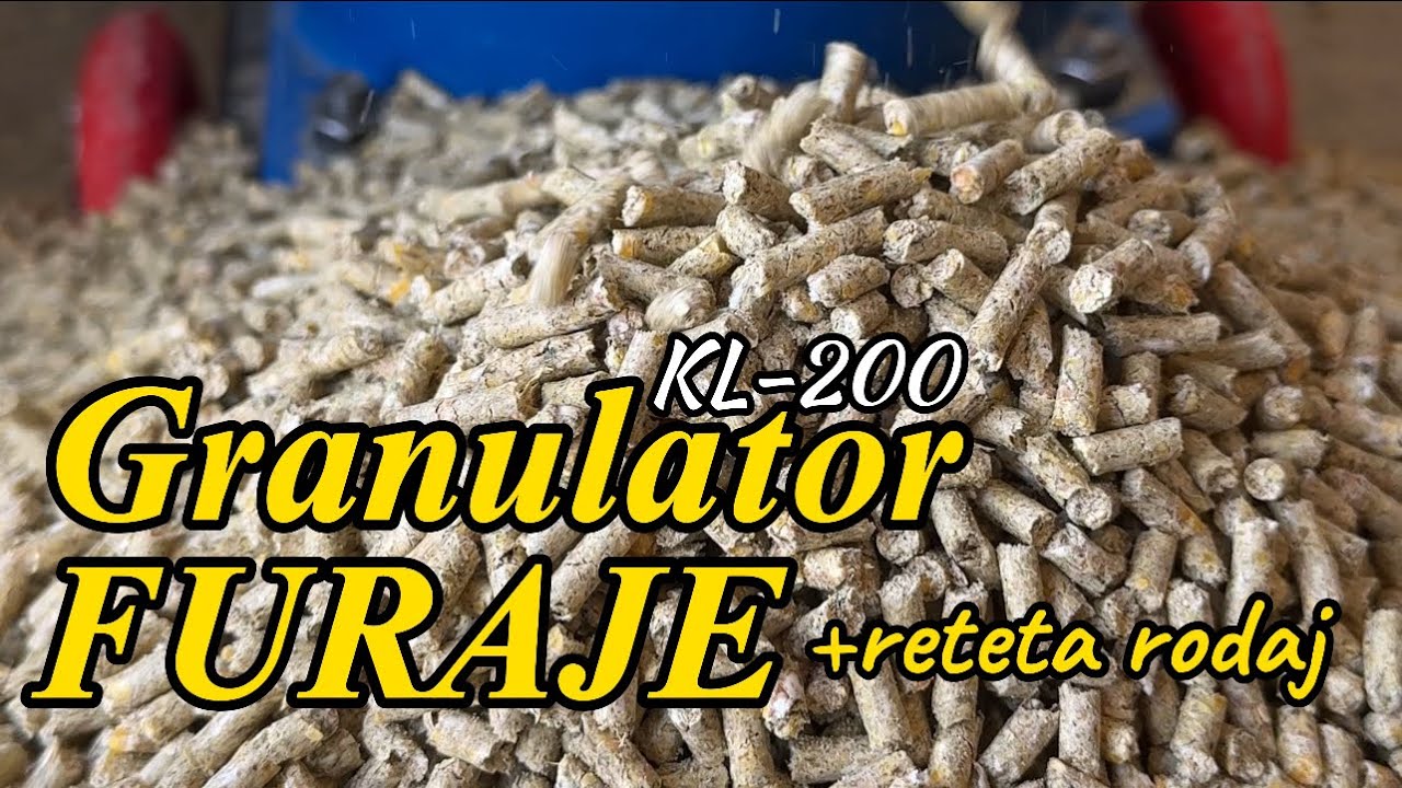 Granulator furaje KL-200 #tehnoms #Cel mai căutat produs!