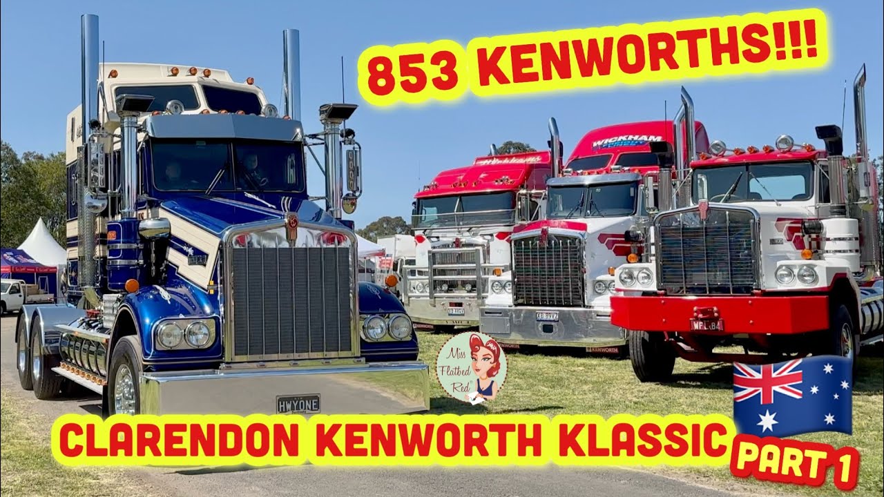 853 Kenworths! 2025 Clarendon Kenworth Klassic Truck Show Part 1