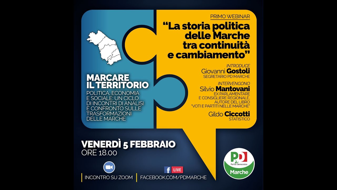 La storia politica delle Marche tra continuit&agrave; e cambiamento