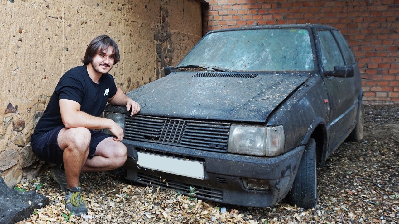 Compré a ciegas un Fiat Uno Turbo abandonado durante 20 años