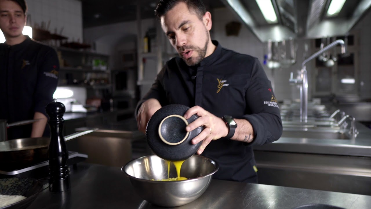 Gefüllte Gnocchi mit Salbeibutter - Restaurant Schloss Filseck - Michelin starred Restaurant