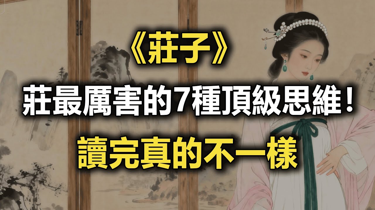 《莊子》最厲害的7種頂級思維！讀完真的不一樣  #庄子 #智慧 #强者思维 #谋略智慧 #认知 #心智 #人生感悟