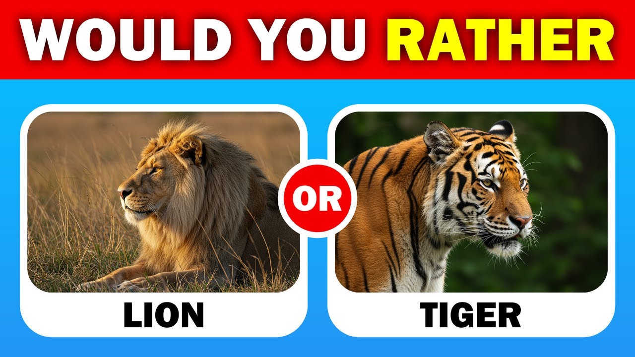 Would You Rather...? Animals And Wildlife Edition 🐘 Ultimate Nature Quiz!