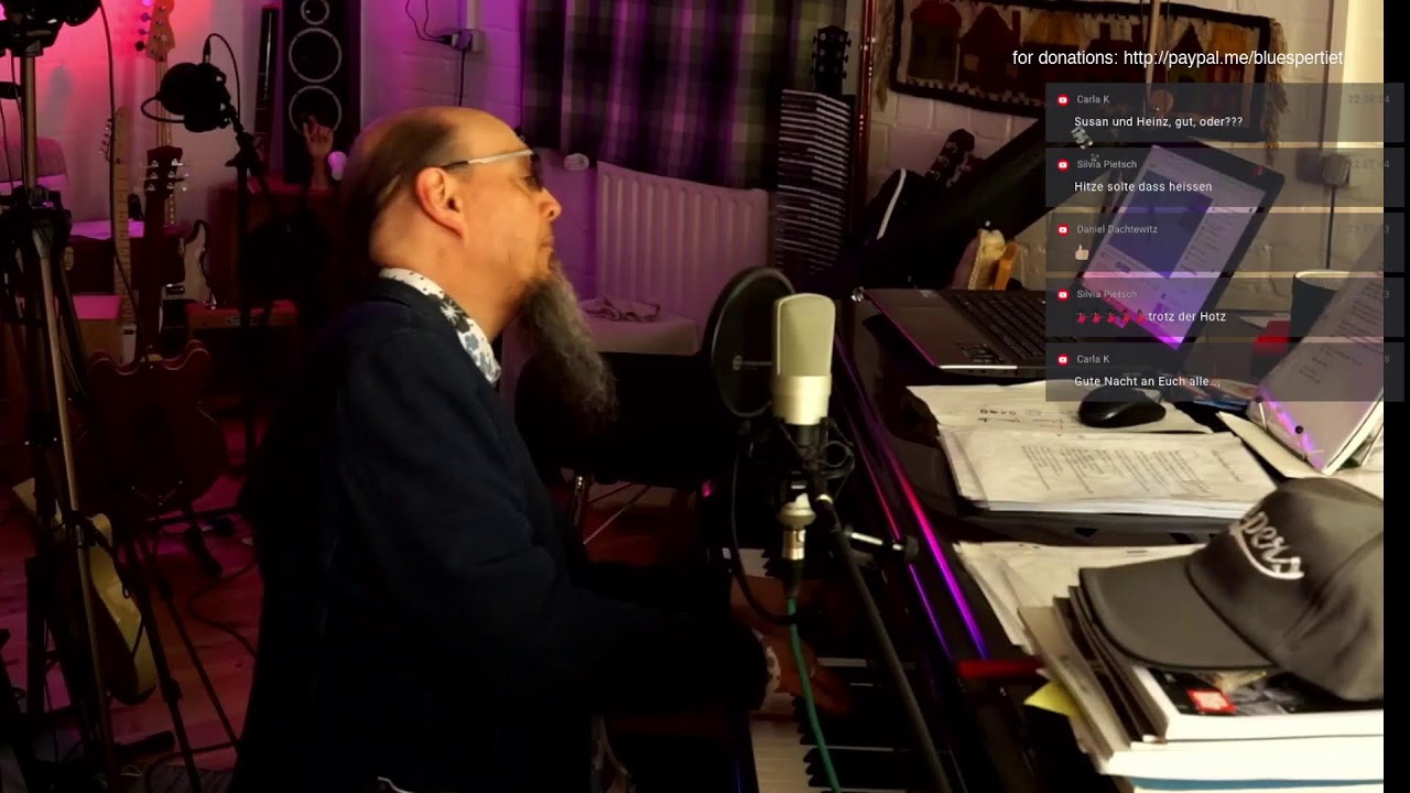 Henning Pertiet - HOUSE OF BLUES LIVESTREAM!!!  Blues & Boogie Woogie-Piano