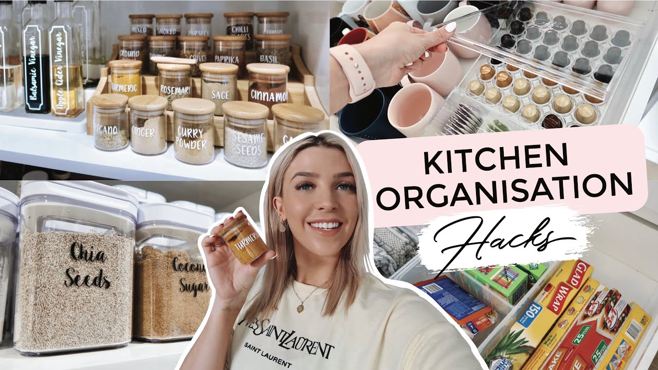 KITCHEN ORGANISATION HACKS! KMART + IKEA STORAGE HACKS FOR YOUR KITCHEN!! Steph Pase