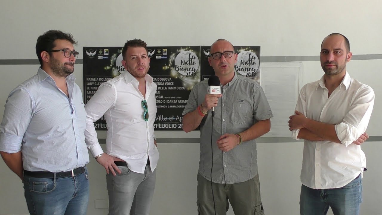 Conferenza stampa presentazione Notte Bianca 2018 a Villa d'Agri