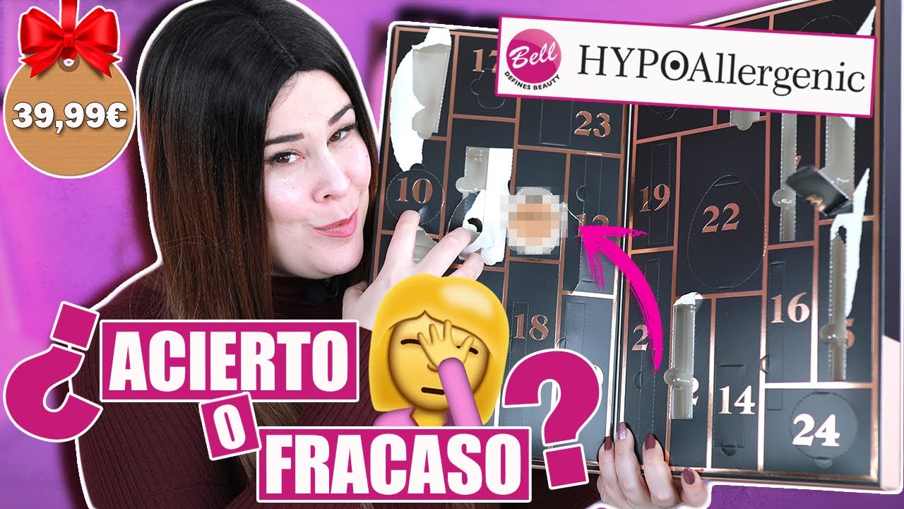 DESTRIPANDO el calendario de ADVIENTO de MAQUILLAJE de Bell Hypoallergenic... en FEBRERO