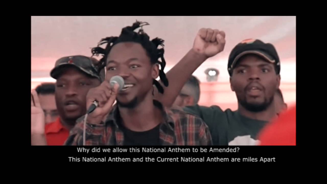 The National Anthem before it was Amended to 