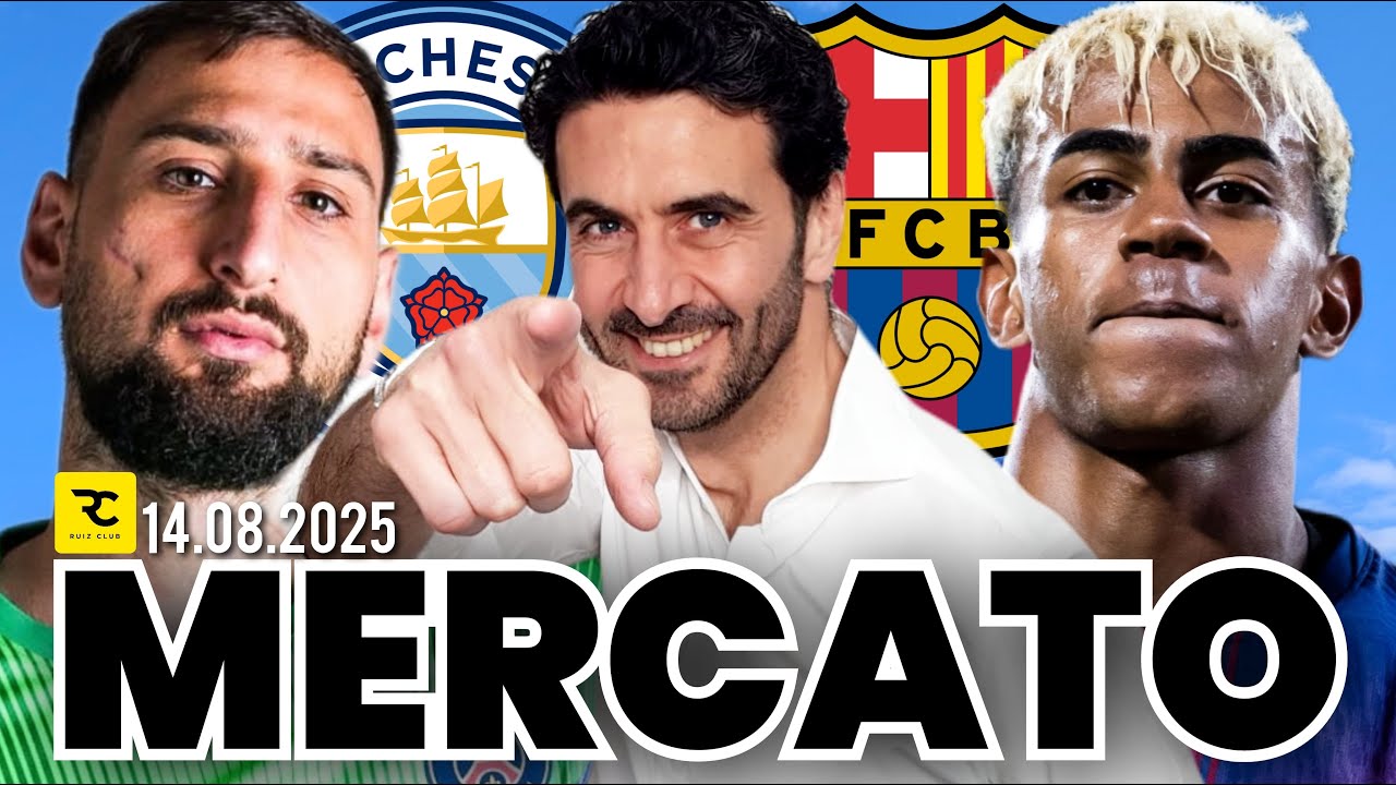 🚨 NEWS MERCATO FOOTBALL : YAMAL orphelin, RASHFORD tacle ManUtd, DONNARUMMA Chiffres City...