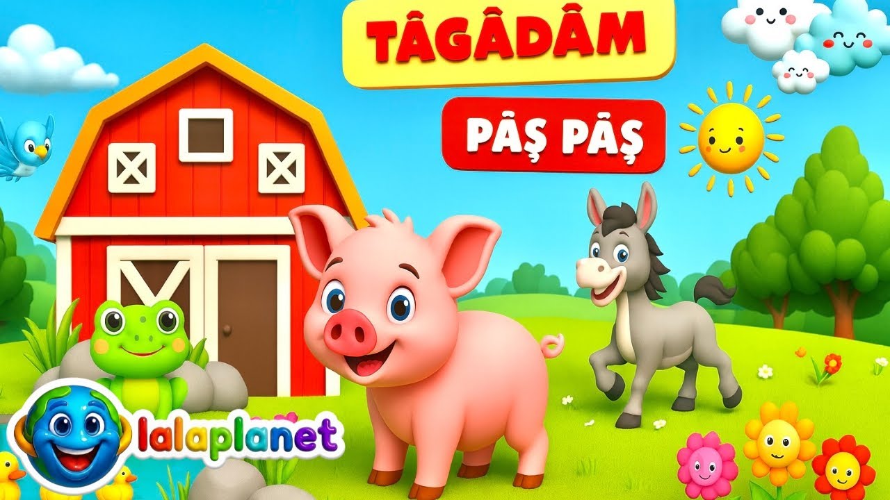 LaLaPlanet - T&acirc;g&acirc;d&acirc;m p&acirc;ș - p&acirc;ș 🐷🐽 | On the road there was a piglet 🚜🌾👨&zwj;🌾